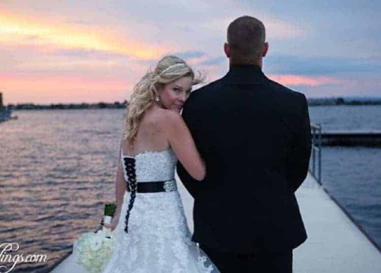 Salon Vibe in Austin - Wedding gallery 12 - Bride and Groom together on a dock
